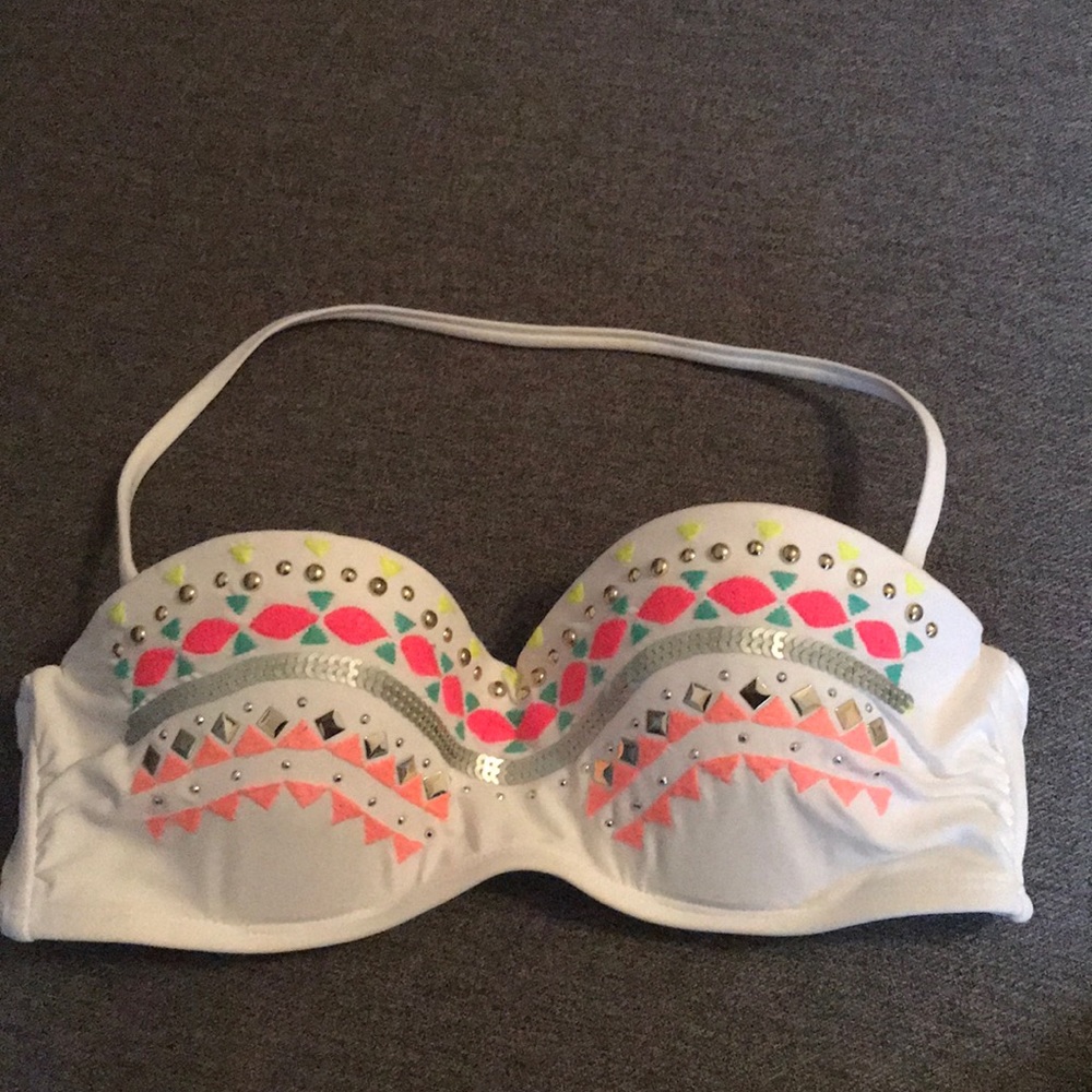 White swimsuit top